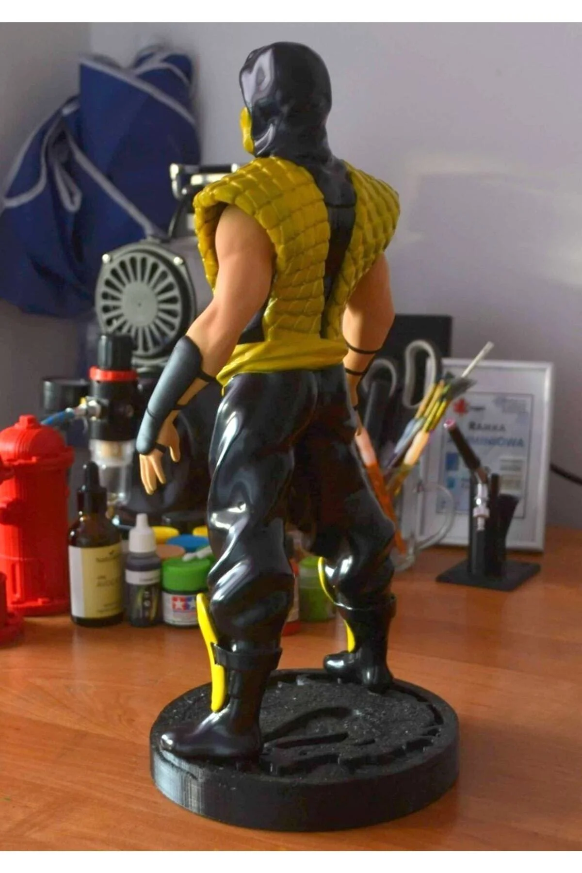 Scorpion Mortal Kombat Boyalı Figür 20 Cm