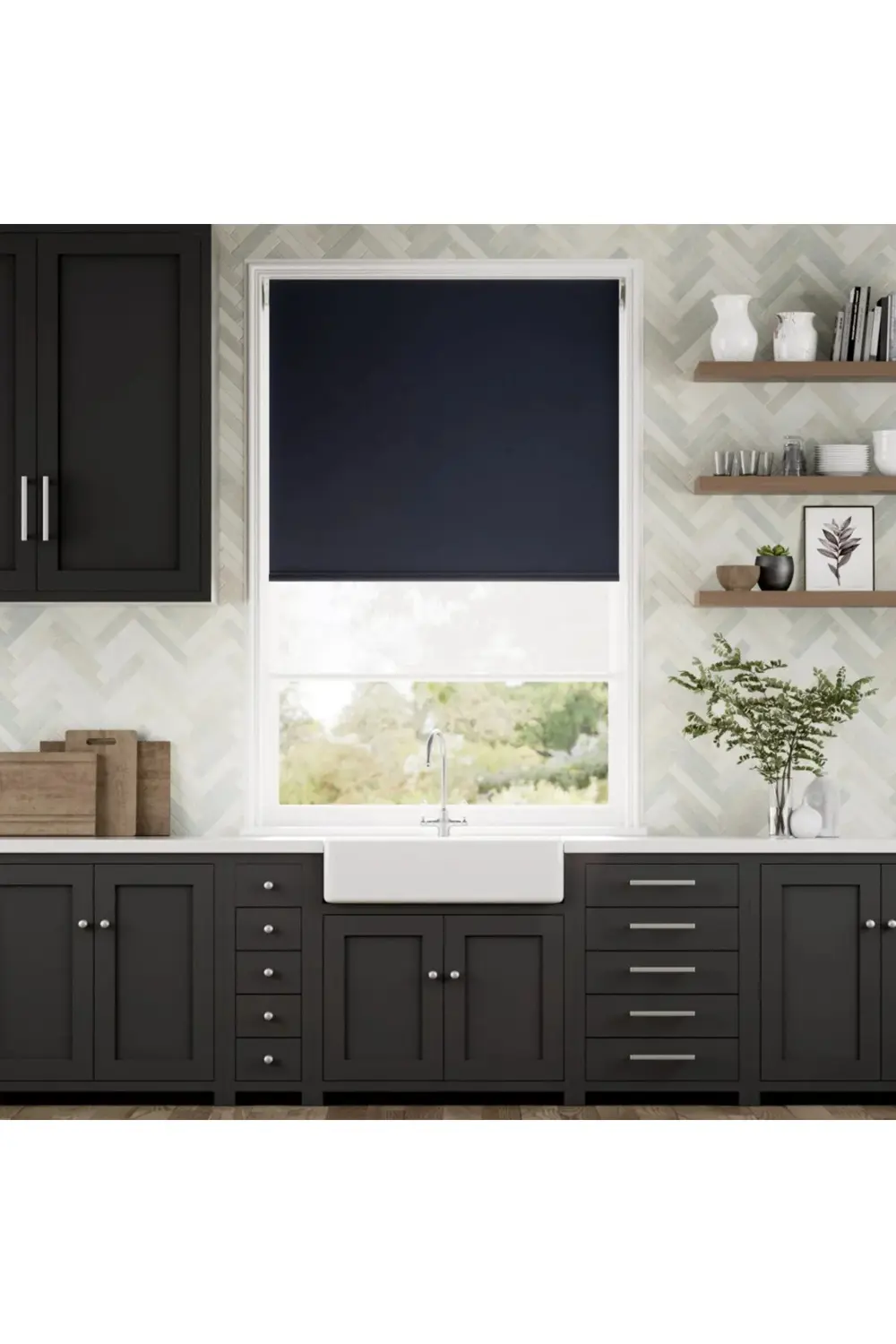 Screen Çiftli Sistem Store Perde (Screen+Blackout Stor)Alüminyum