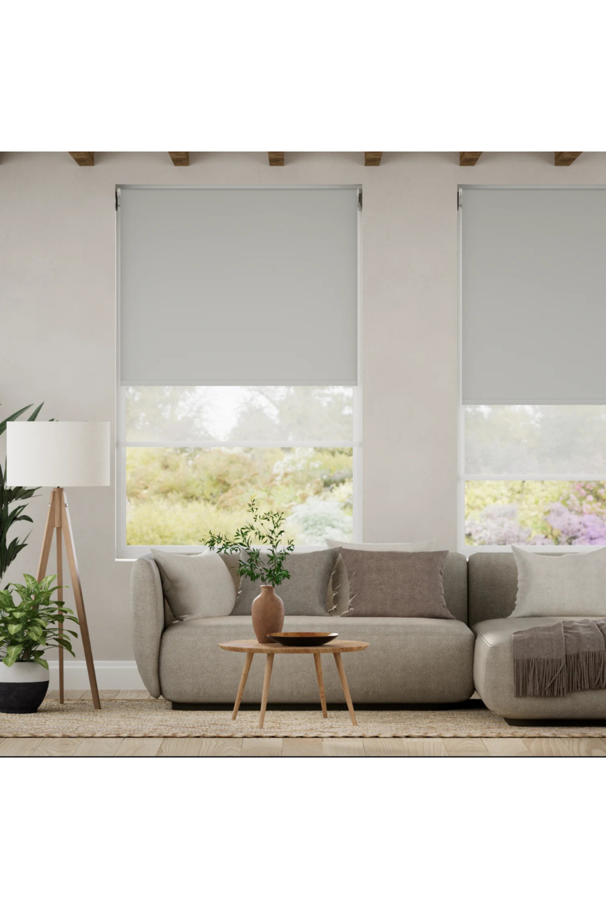 Screen Çiftli Sistem Store Perde (Screen+Blackout Stor) Alüminyum