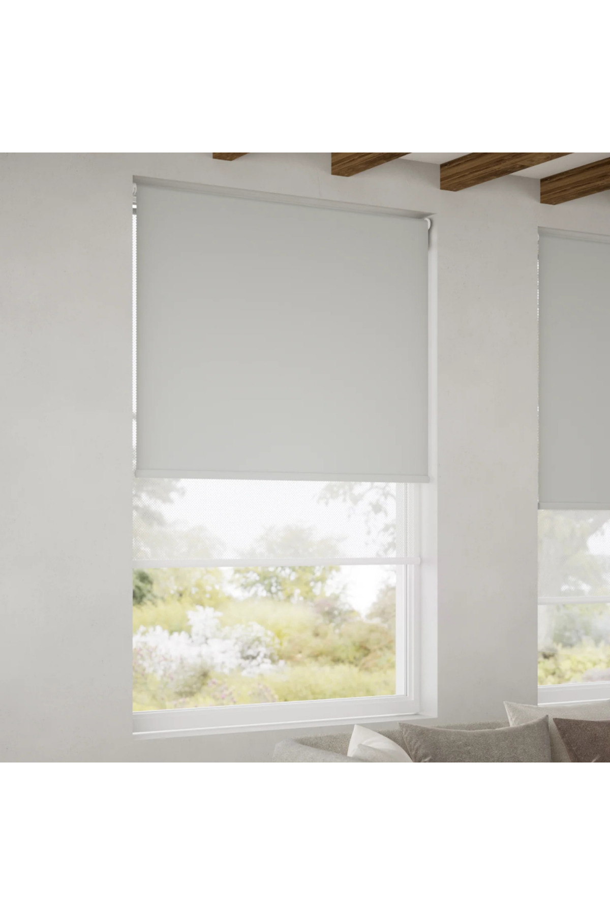 Screen Çiftli Sistem Store Perde (Screen+Blackout Stor) Alüminyum