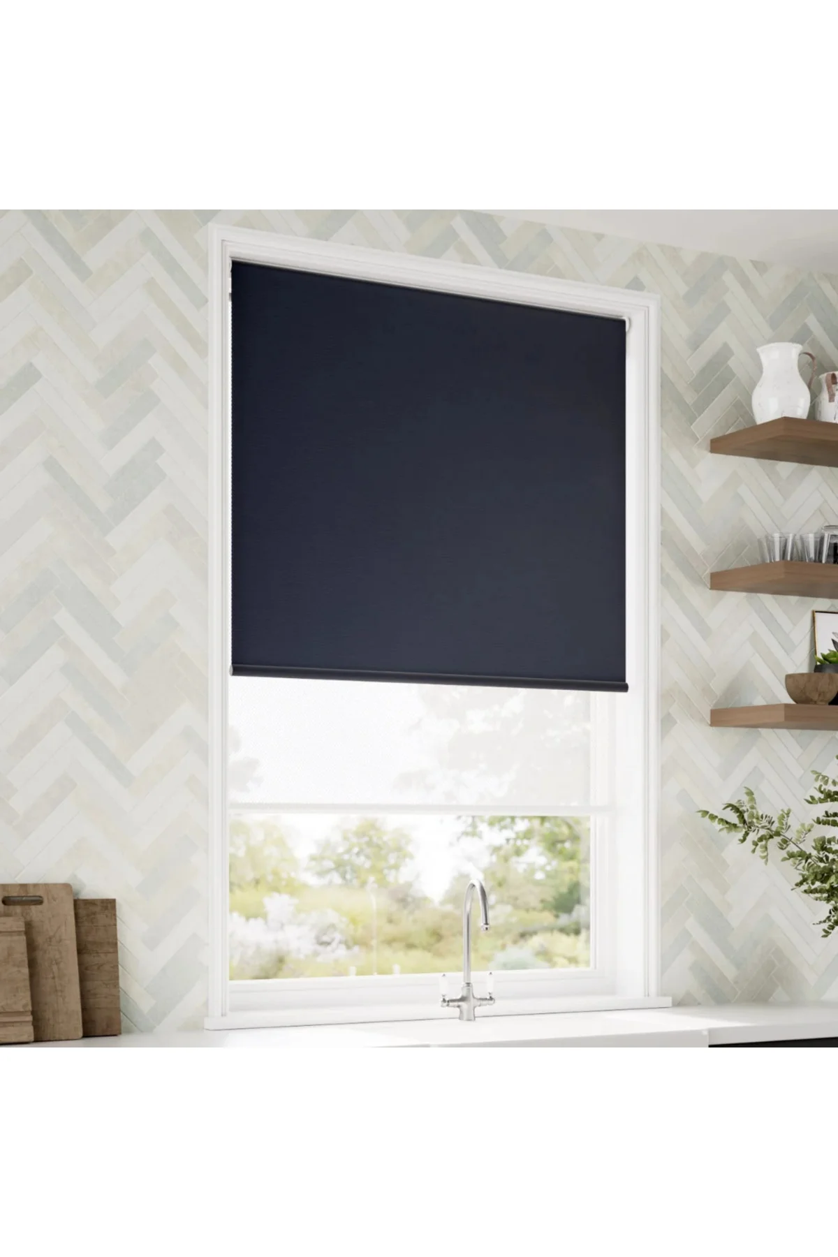 Screen Çiftli Sistem Stor Perde (Screen+Blackout Stor) Alüminyum 