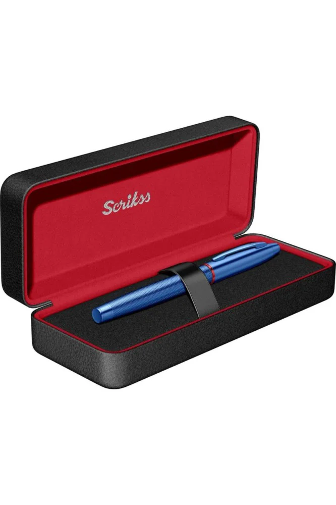 Scrikss Roller Kalem Metalik Mavi 35