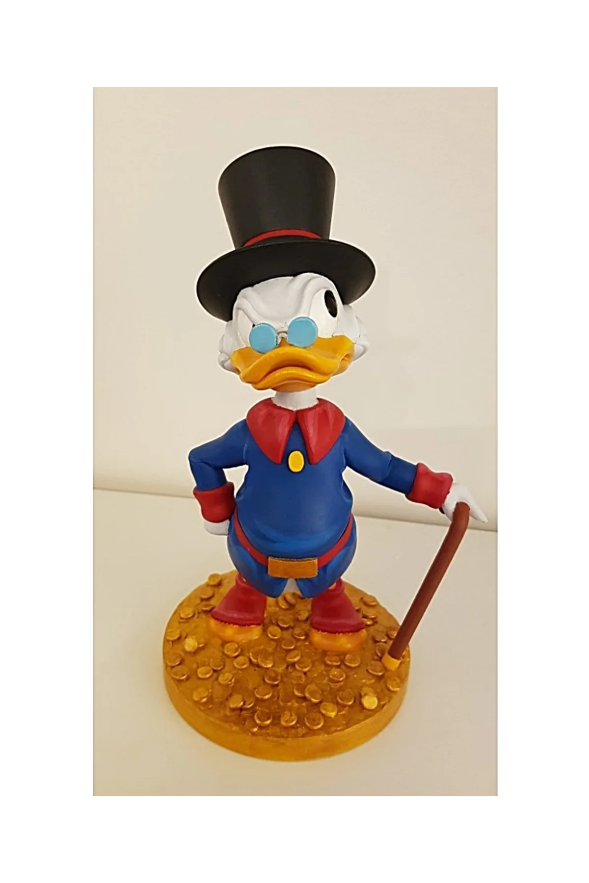 Scrooge McDuck (Varyemez Amca) Boyalı Figür 20 CM (BÜYÜK BOY)