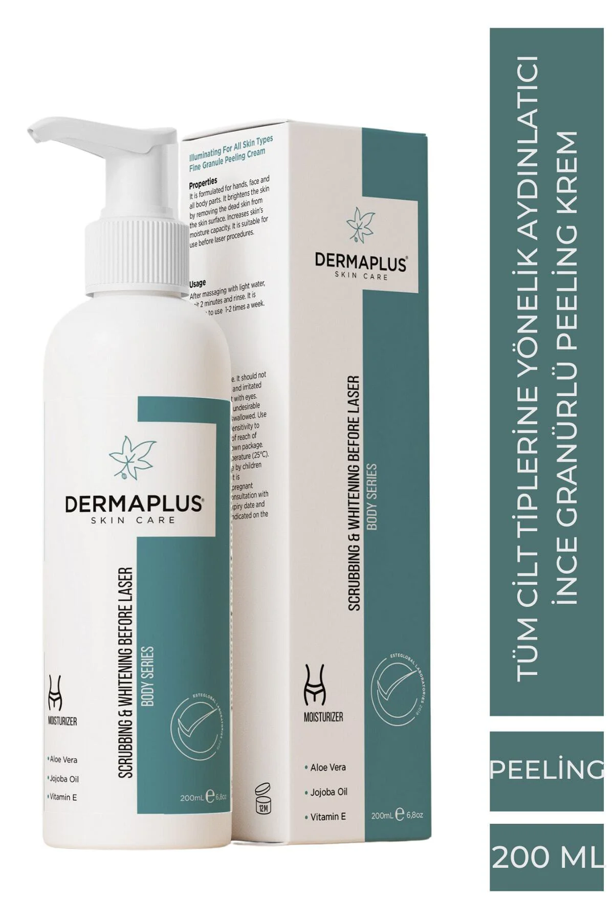 Scrubing & Whitening Before Laser İnce Granüllü Vücut Peelingi 200 mL