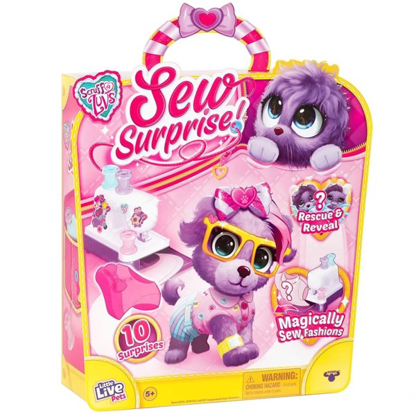 Little Live Pets Scruff A Luvs Moda Oyun Seti Mor Cru06000-30168-1 Little Live Pets Scruff A Luvs Moda Oyun Seti Mor Cru06000-30168-1