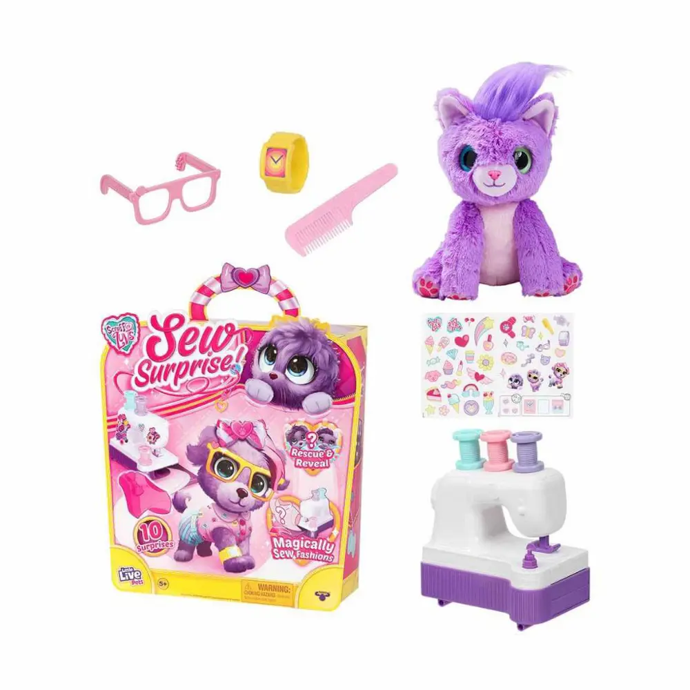 Scruff a Luvs Moda Oyun Seti Mor CRU06000-30168-1 Scruff a Luvs Moda Oyun Seti Mor CRU06000-30168-1