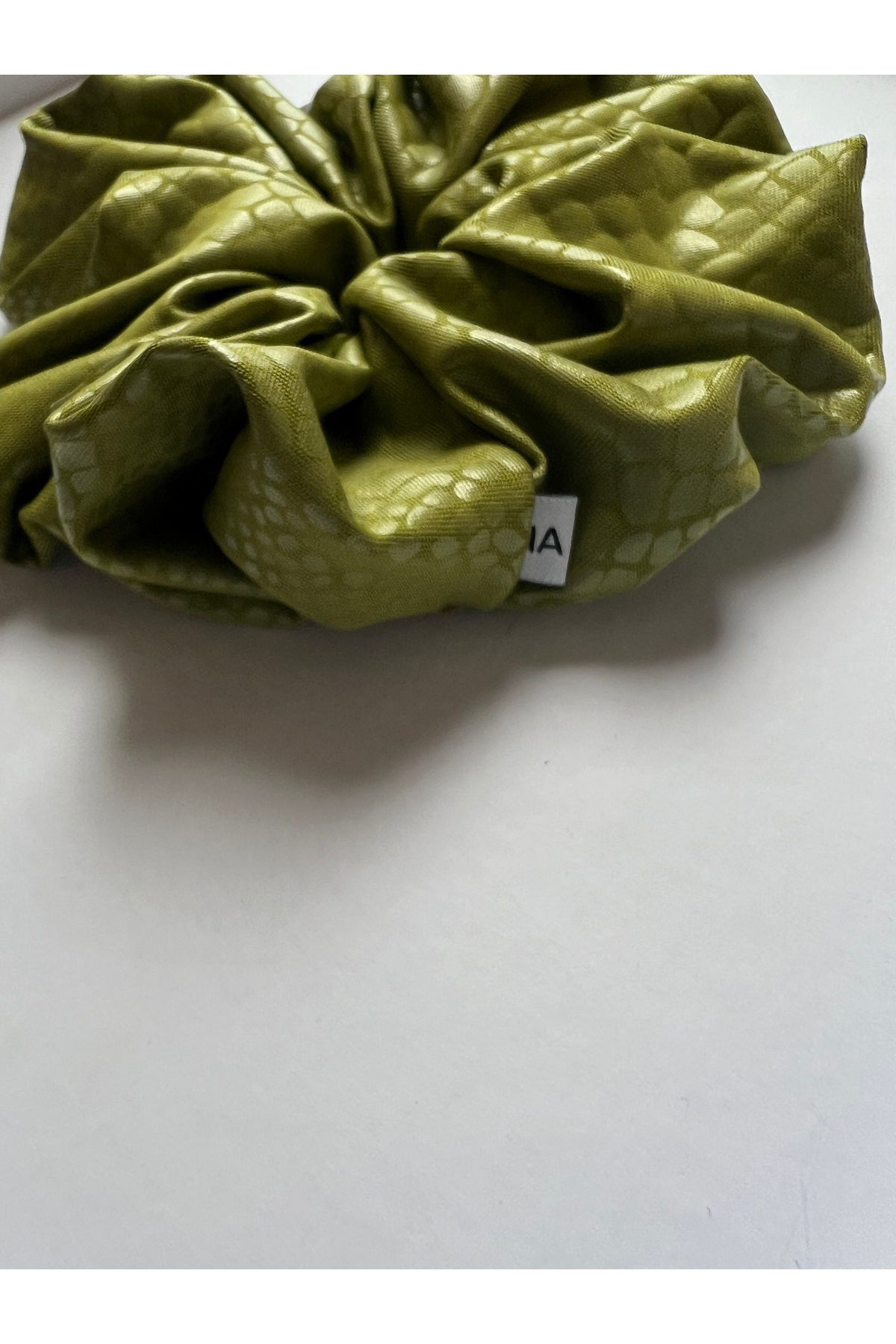 Scrunchie XL Timsah Desen Lastik Toka