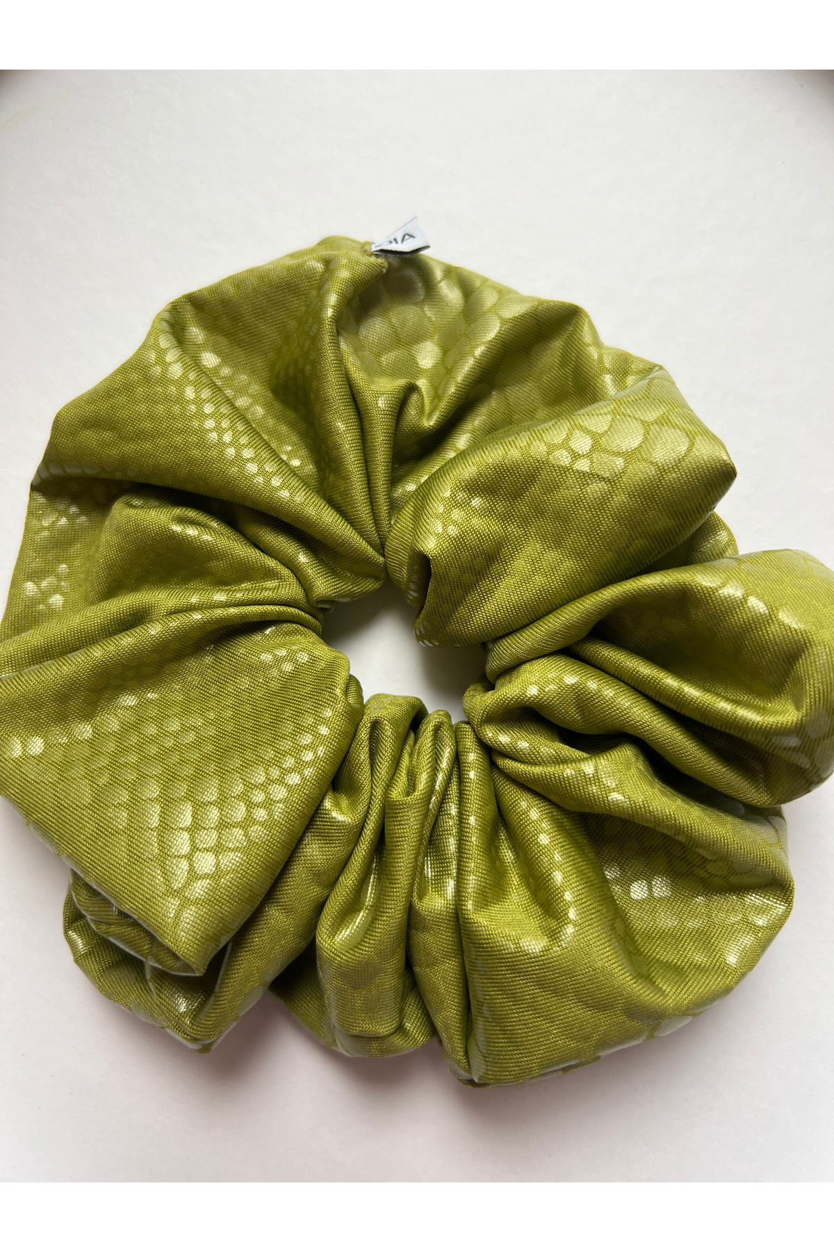 Scrunchie XL Timsah Desen Lastik Toka