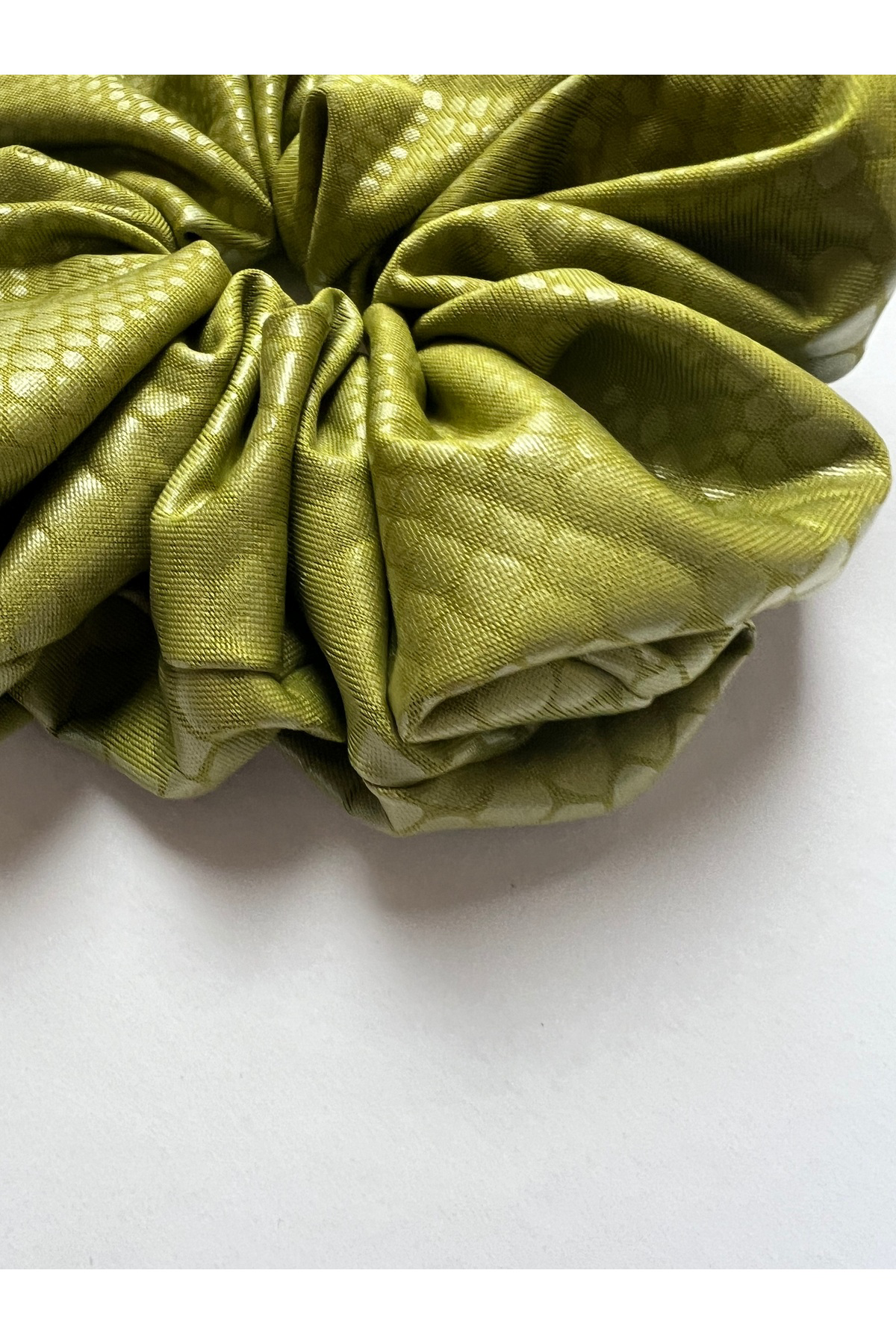 Scrunchie XL Timsah Desen Lastik Toka