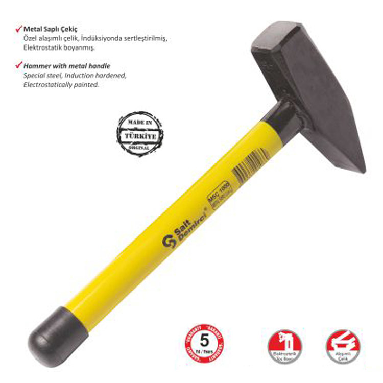 S.D. Metal Saplı Çekiç 300 gr TdrTR