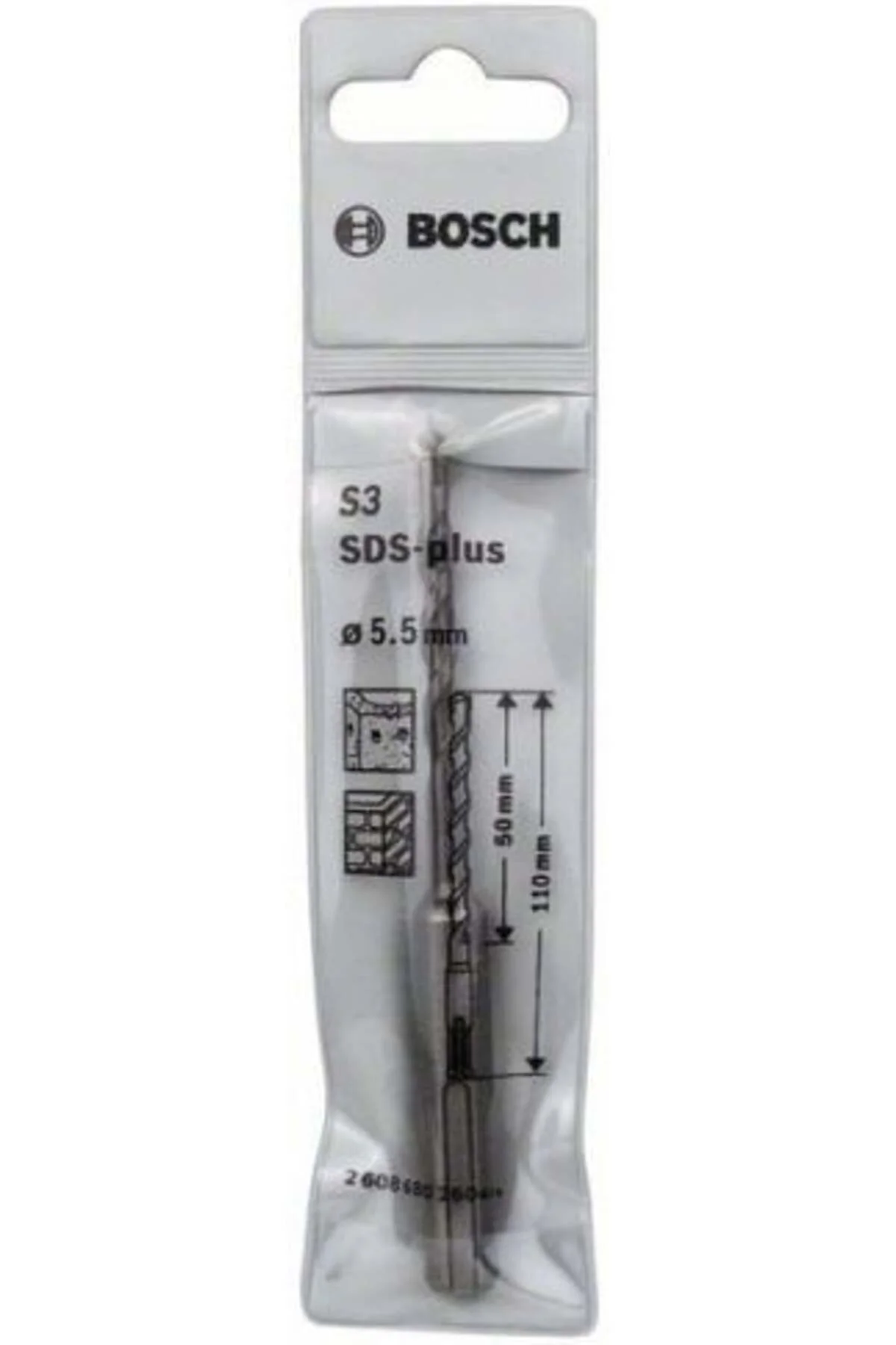 SDS-Plus-1 Matkap Uç 5.5x50x110mm Taş Beton