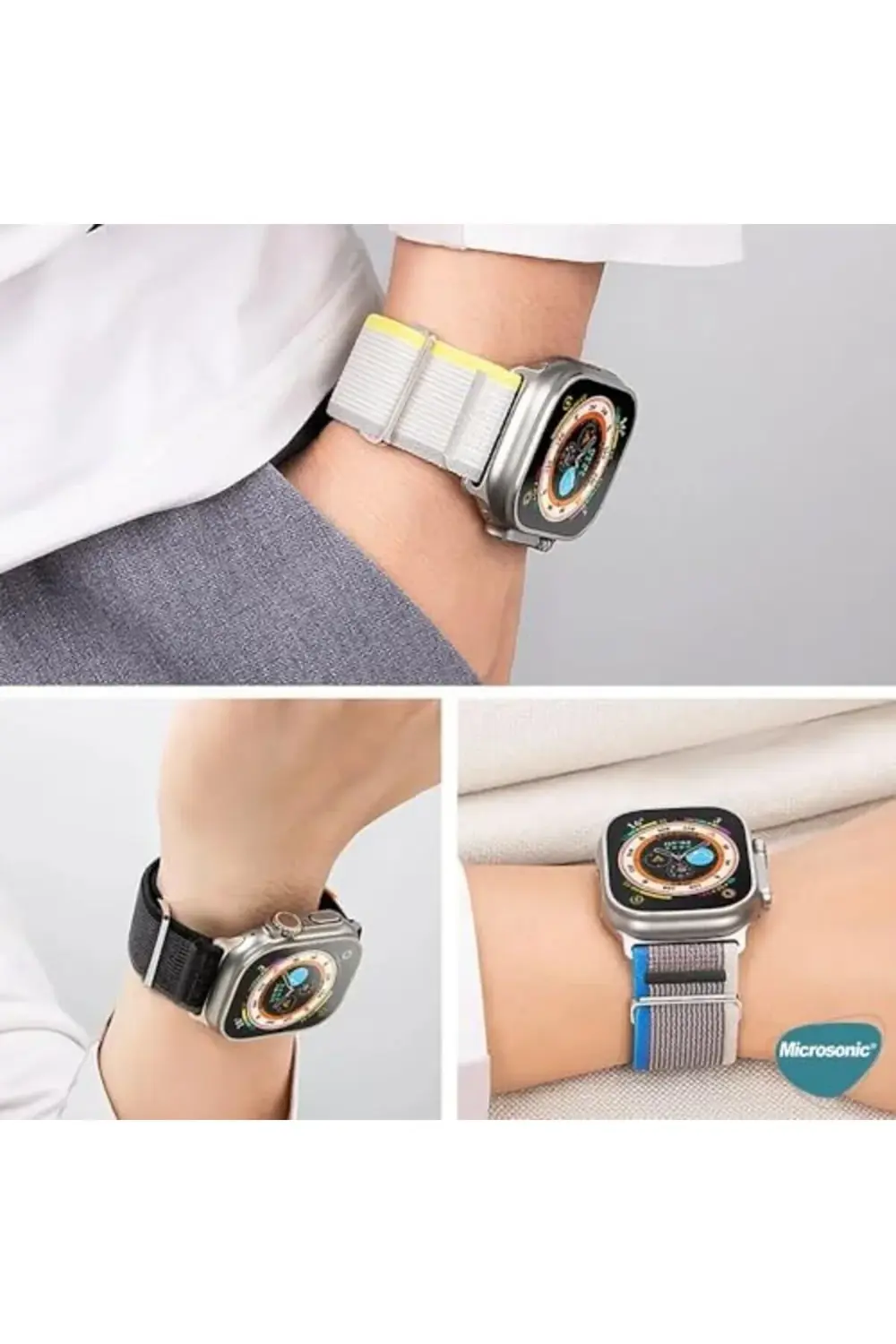 SE 2022 40mm için Kordon Hike Spiral Siyah 395519