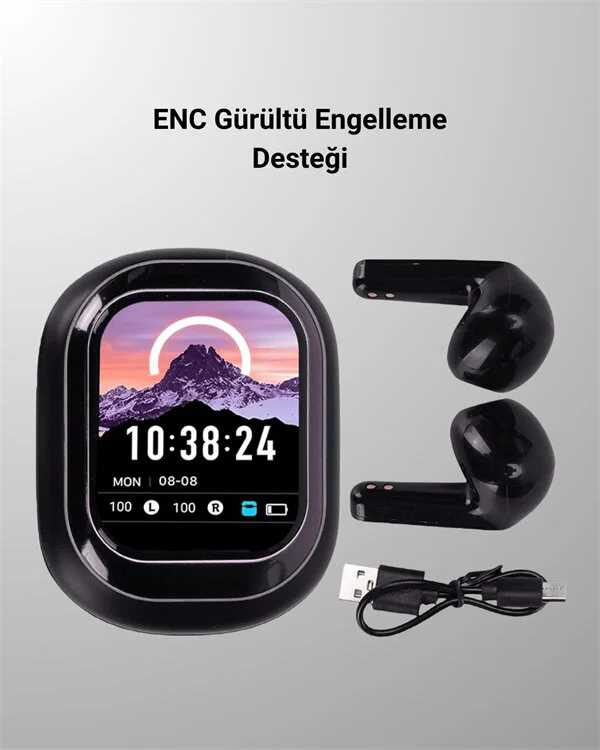 Se One Bluetooth Kulaklık - Akıllı Ekranlı Kablosuz Kulaklık (Oyun Modu ile)