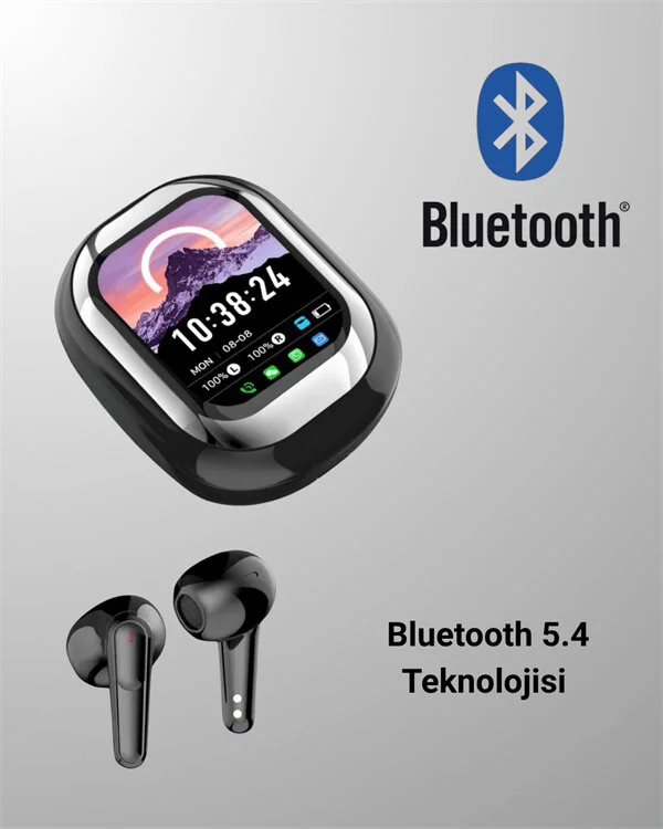 Se One Bluetooth Kulaklık - Akıllı Ekranlı Kablosuz Kulaklık (Oyun Modu ile)