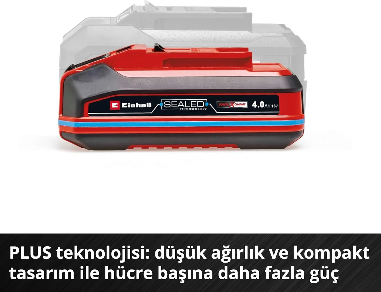 Sealed Li-on Akü 18 Volt 4,0 Ah Plus