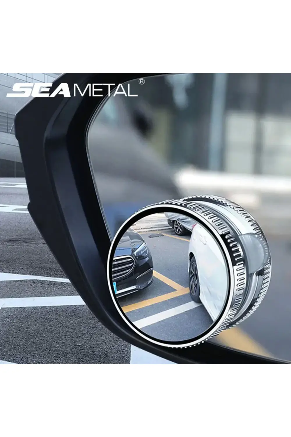 SEAMETAL 2 Adet Araba Dikiz Aynası 6CM Geniş Açı Dikiz Kör Nokta