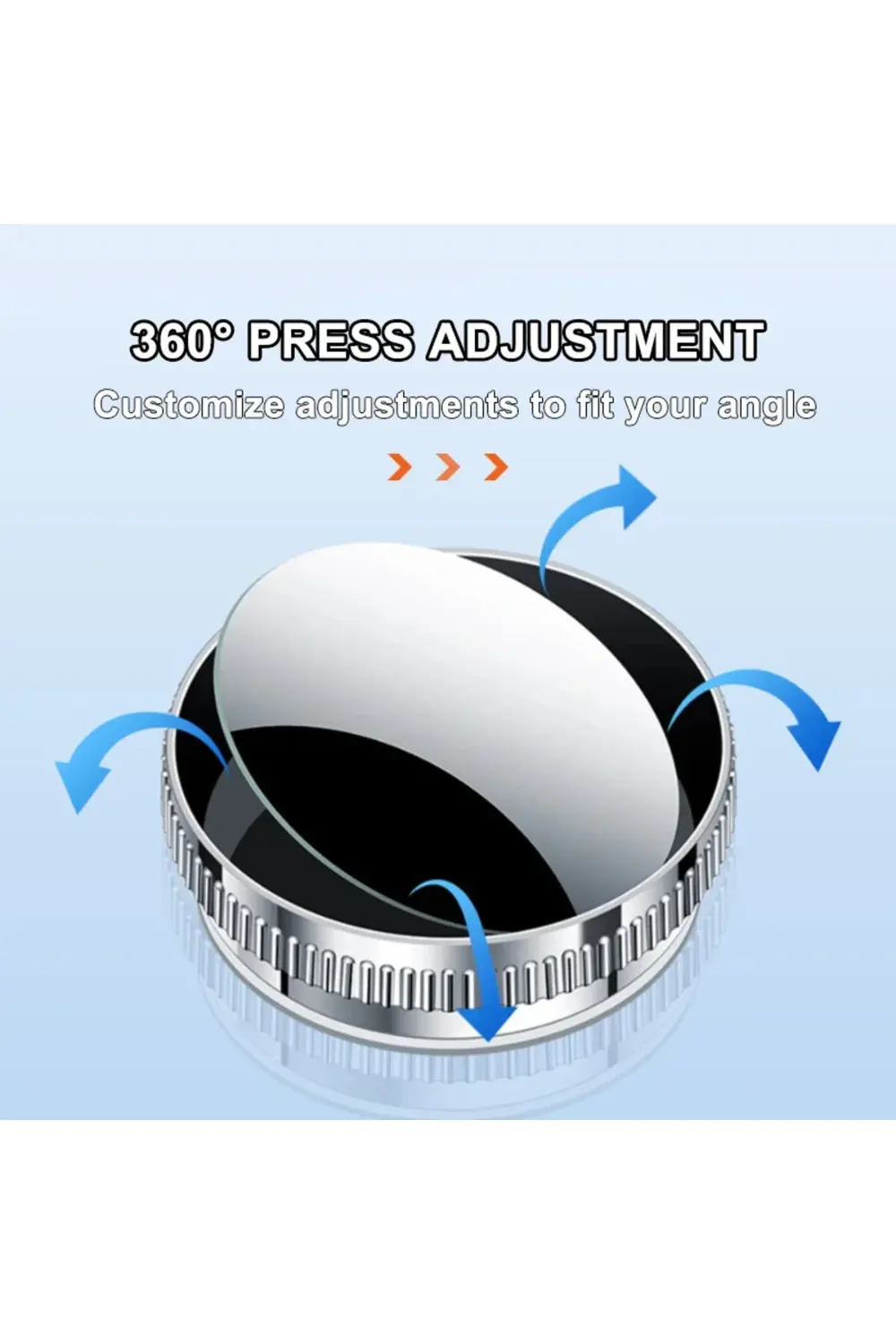SEAMETAL 2 Adet Araba Dikiz Aynası 6CM Geniş Açı Dikiz Kör Nokta