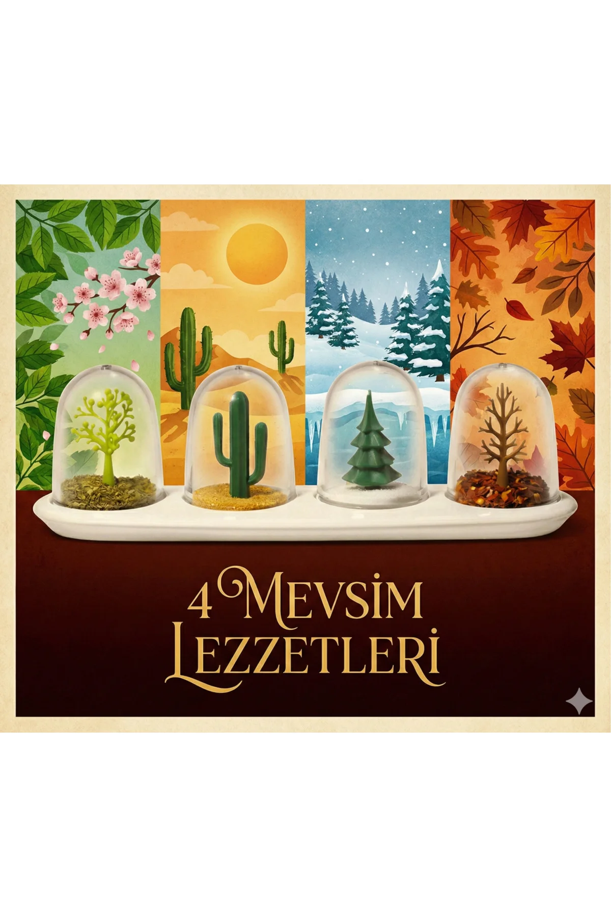 Seasoning Shakers Dört Mevsim Baharatlık - Görsel 4