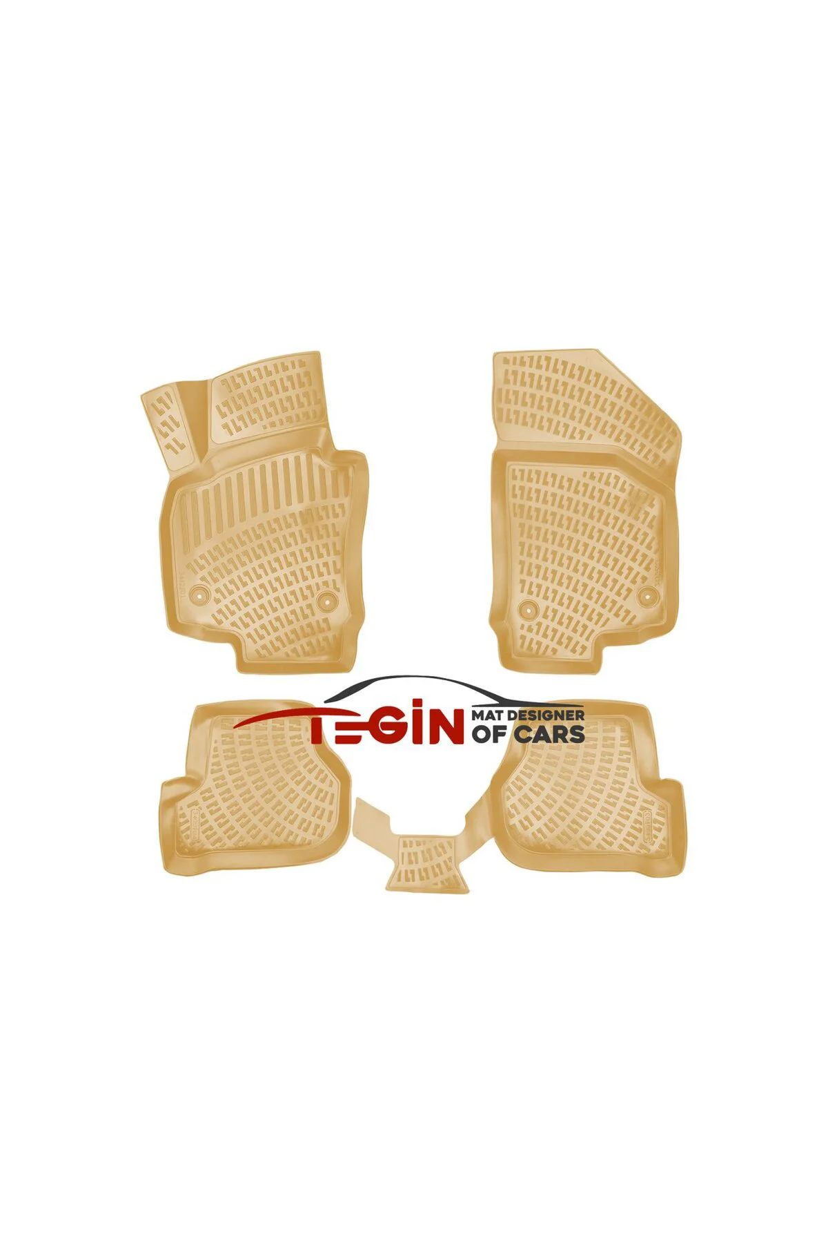 Seat Altea 2004 Sonrası Otomatik Bej 3D Havuzlu Paspas