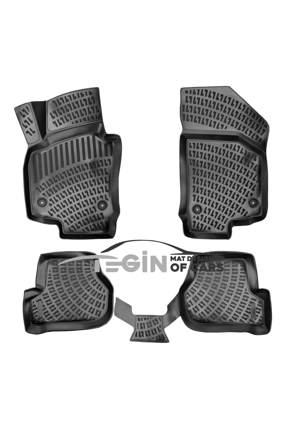 Seat Altea 3D Havuzlu Paspas 2009 Siyah