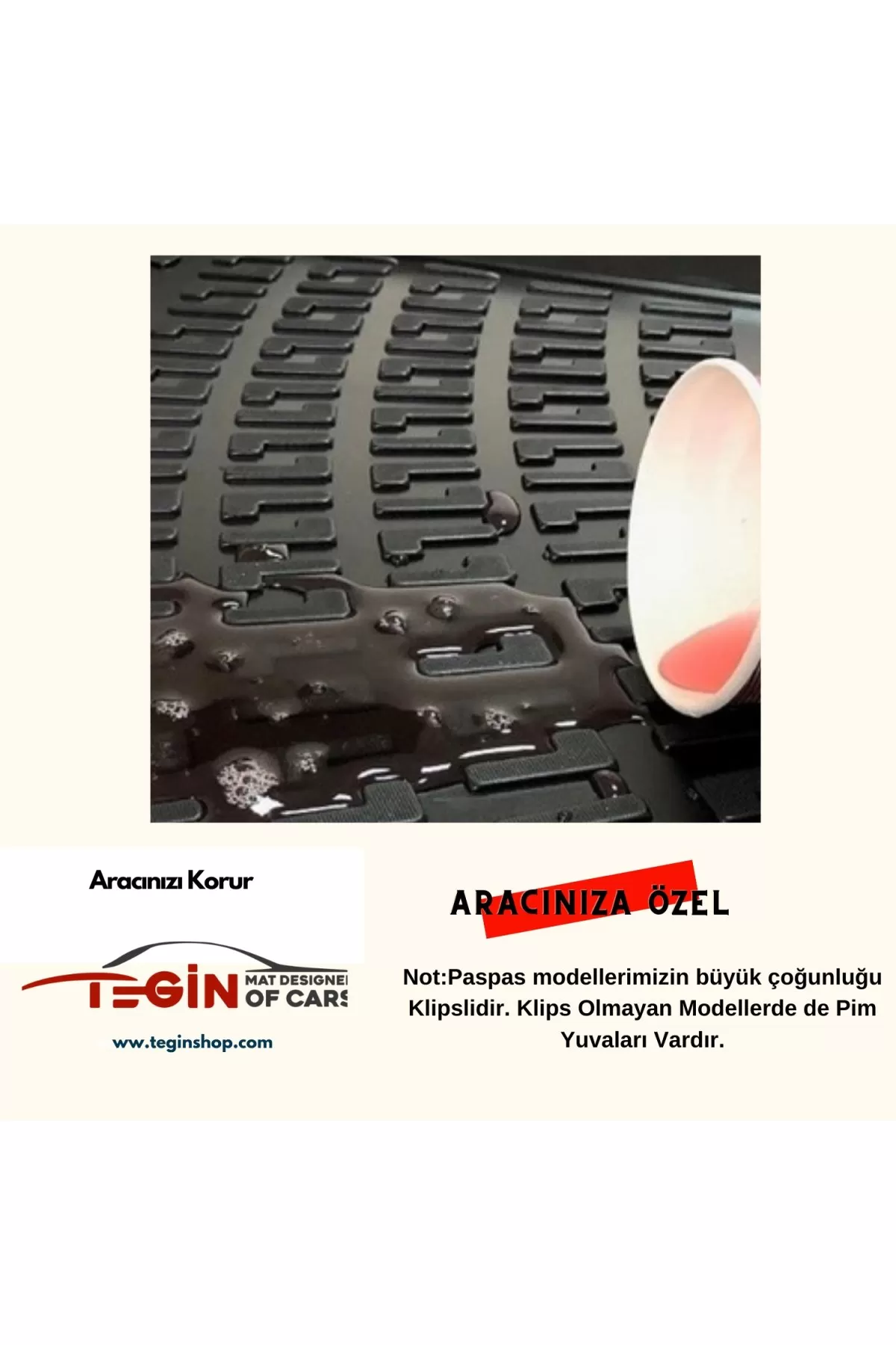 Seat Altea 3D Havuzlu Paspas 2009 Siyah