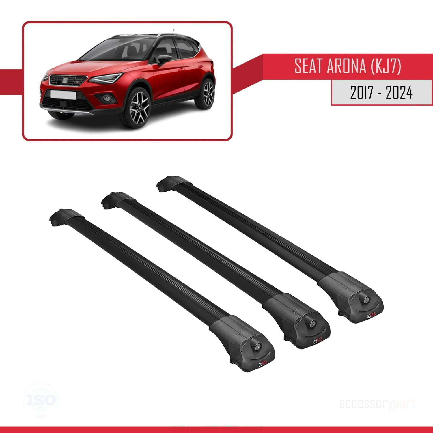 Seat Arona (KJ7) 2017 ve Sonrası ile uyumlu ACE-1 Ara Atkı Tavan 