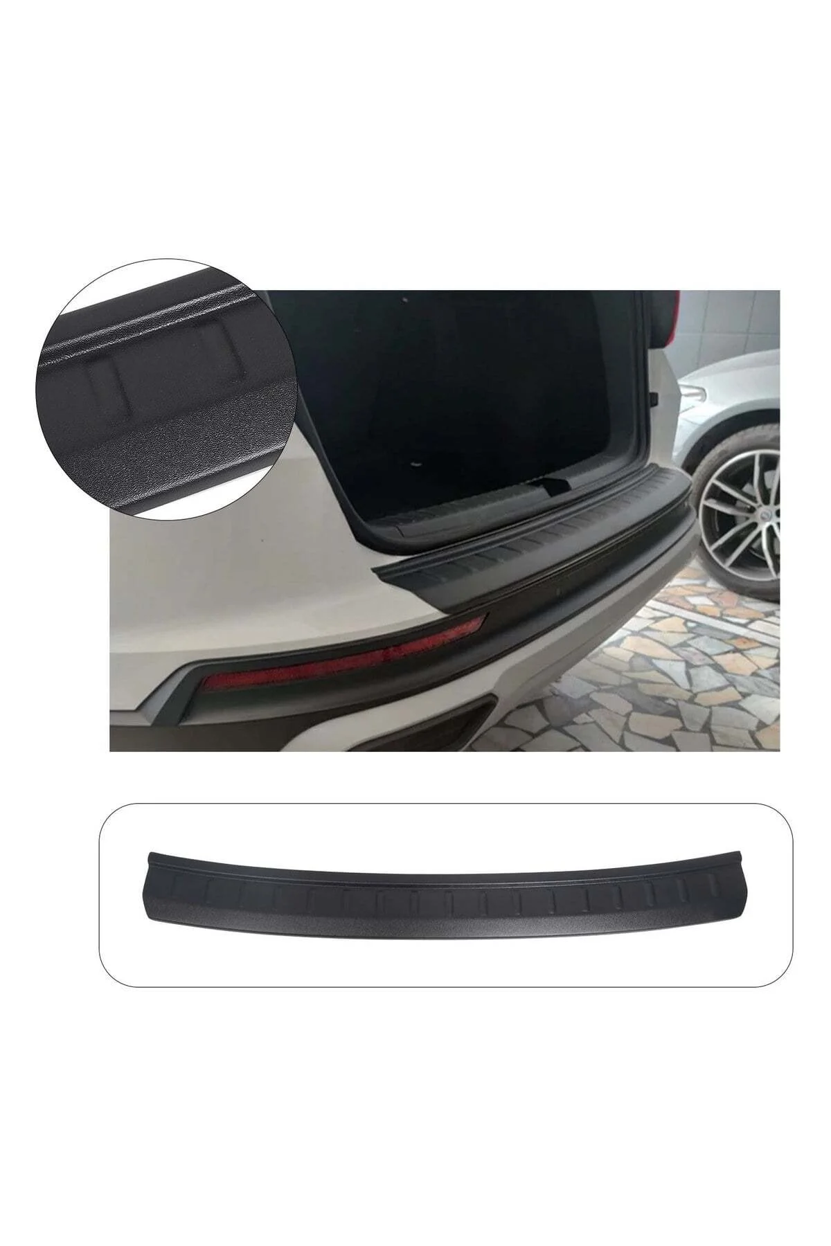 Seat Ateca 2016 ve Sonrası Uyumlu Arka Tampon Eşiği Koruma ABS Mat Siyah Seat Ateca 2016 ve Sonrası Uyumlu Arka Tampon Eşiği Koruma ABS Mat Siyah
