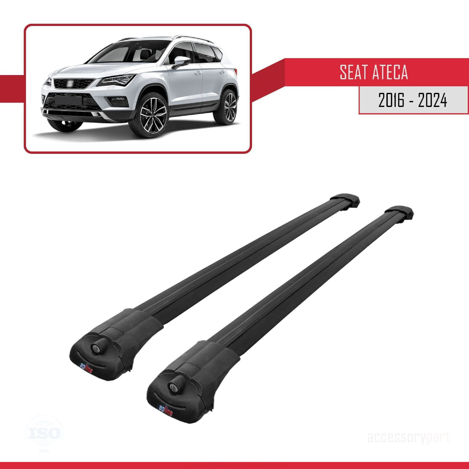 Seat Ateca 2016 ve Sonrası ile uyumlu ACE-1 Ara Atkı Tavan Barı S