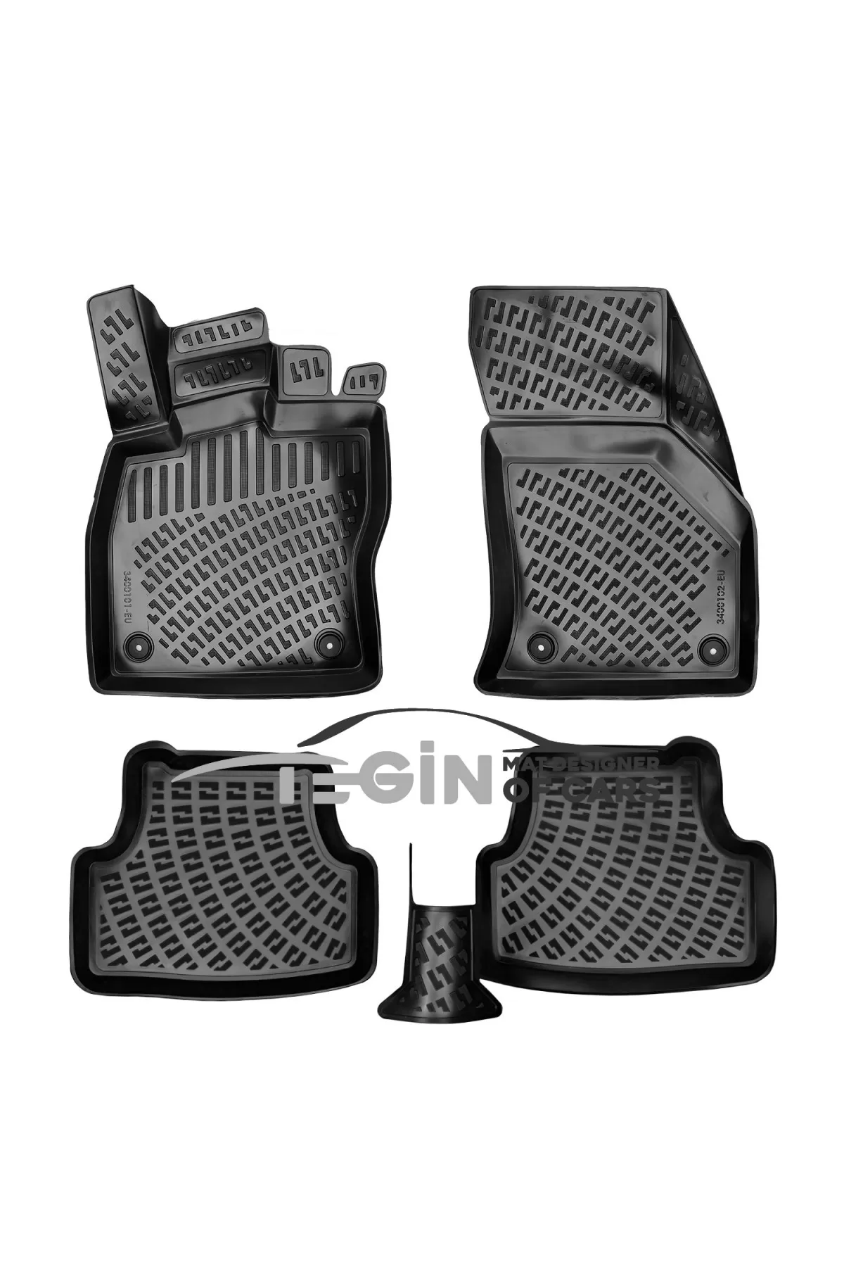 Seat Ateca 3D Havuzlu Paspas 2022 Siyah
