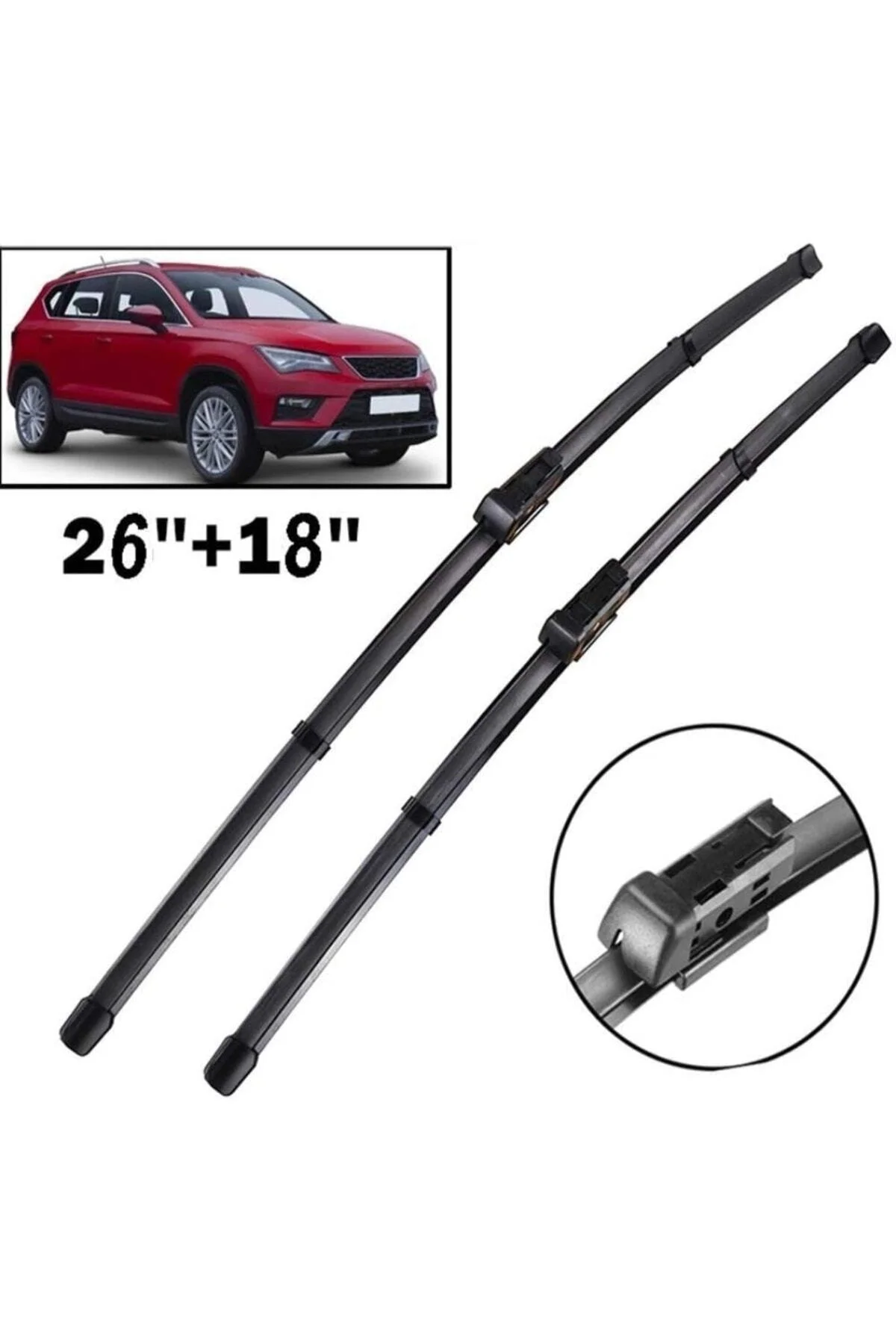 Seat Ateca Ön Cam Muz Silecek Takımı 2016--2019