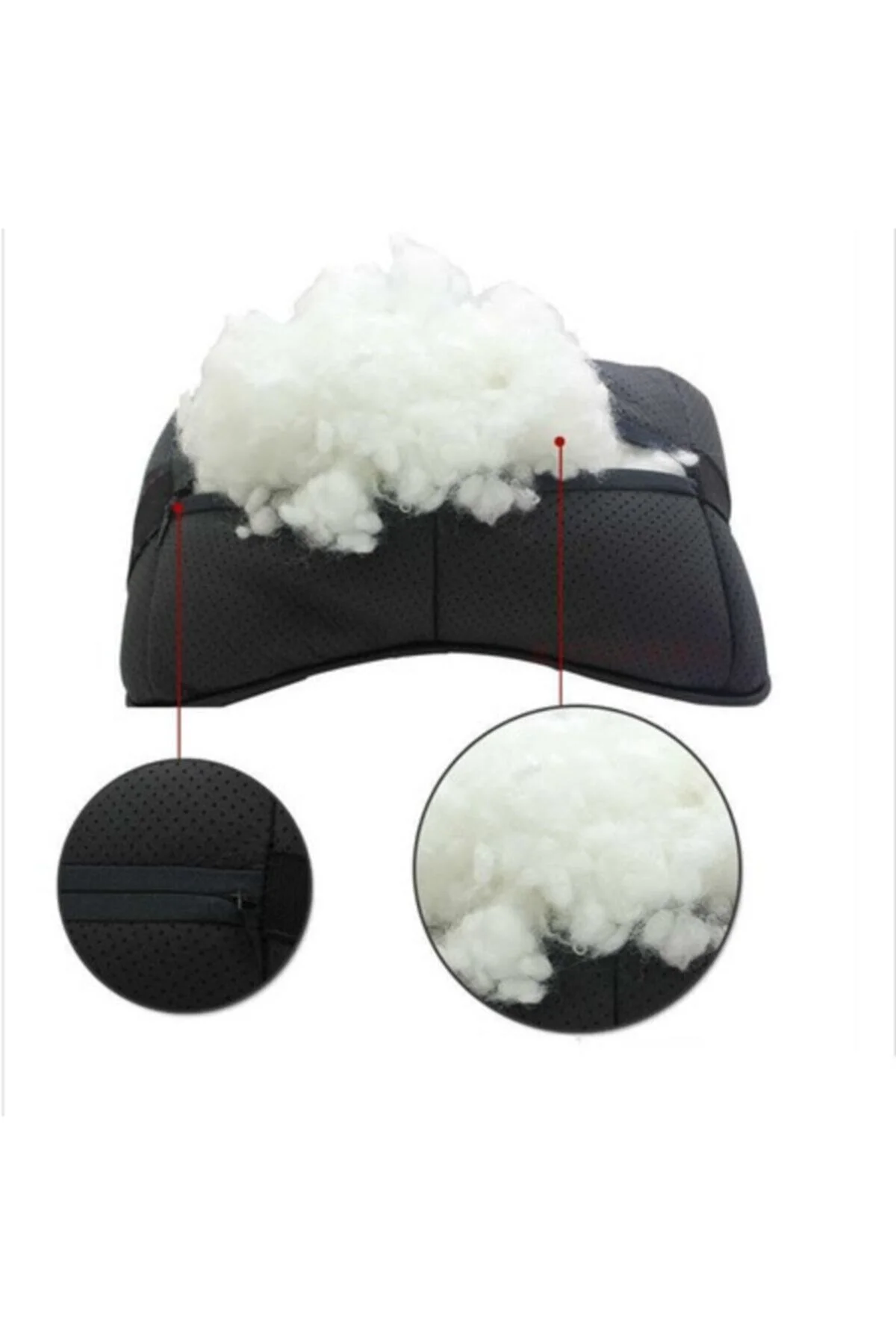 Seat Deri Yastık + Kemer Pedi - Seat 2'li Konfor Seti - Seat Deri Set - Görsel 4