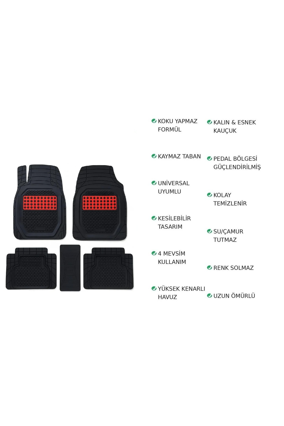 Zeyno Ticaret Seat Ea Xl 2014 Uyumlu Havuzlu Üniversal Yeni Nesil Plus Paspas S