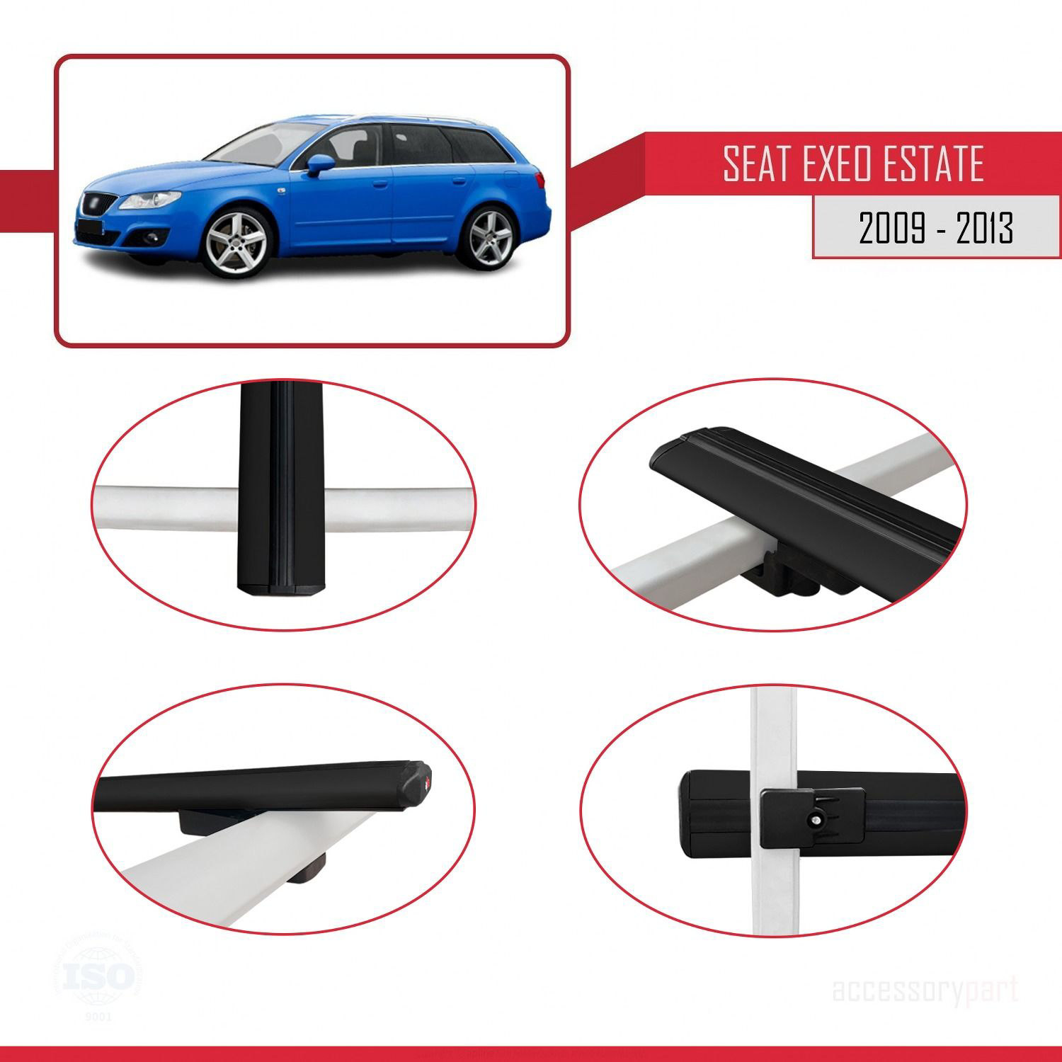 Seat Exeo 3R9 2009-2013 Arası ile uyumlu Basic Model Ara Atkı Tav