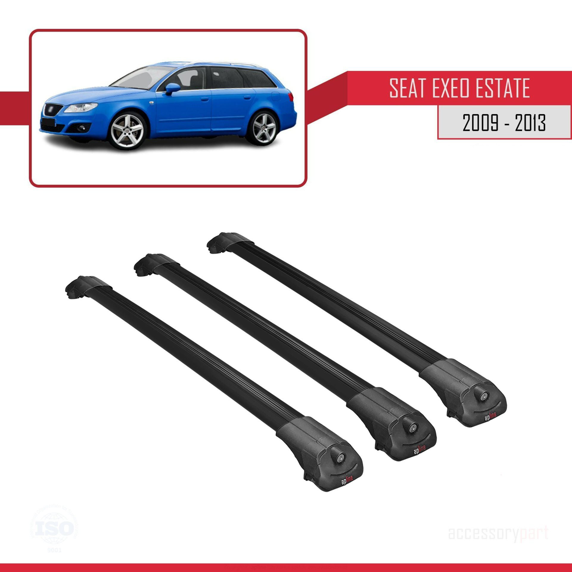 Seat Exeo 3R9 2009-2013 Arası ile uyumlu ACE-1 Ara Atkı Tavan Bar