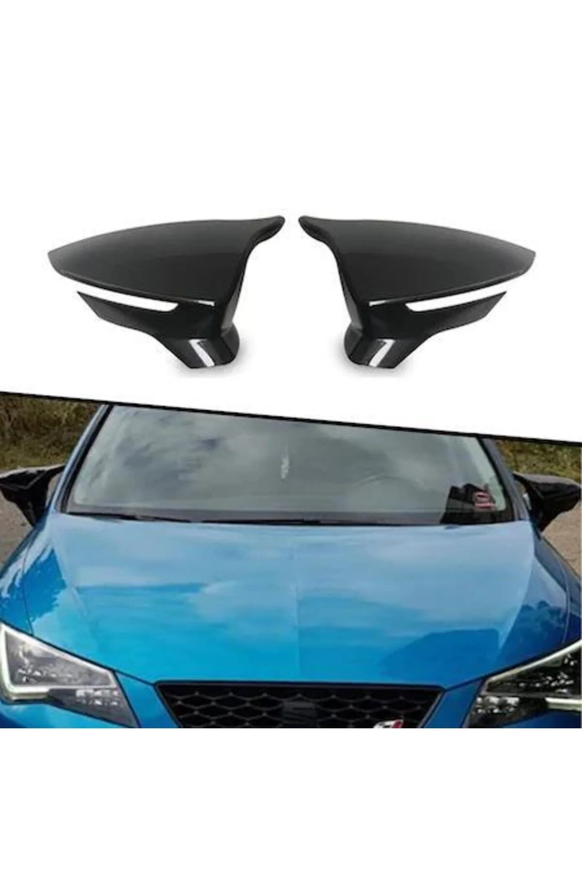 Seat Ibiza 2017 Sonrası Uyumlu Yarasa Ayna Kapağı