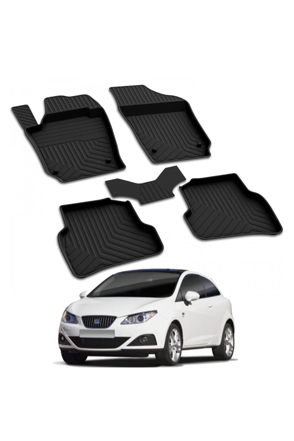 SEAT IBIZA 4 2009-2017 Model Yılları İçin Uyumlu Yeo 4D Havuzlu Paspas Takımı Fiyatı, Yorumları ve Özellikleri