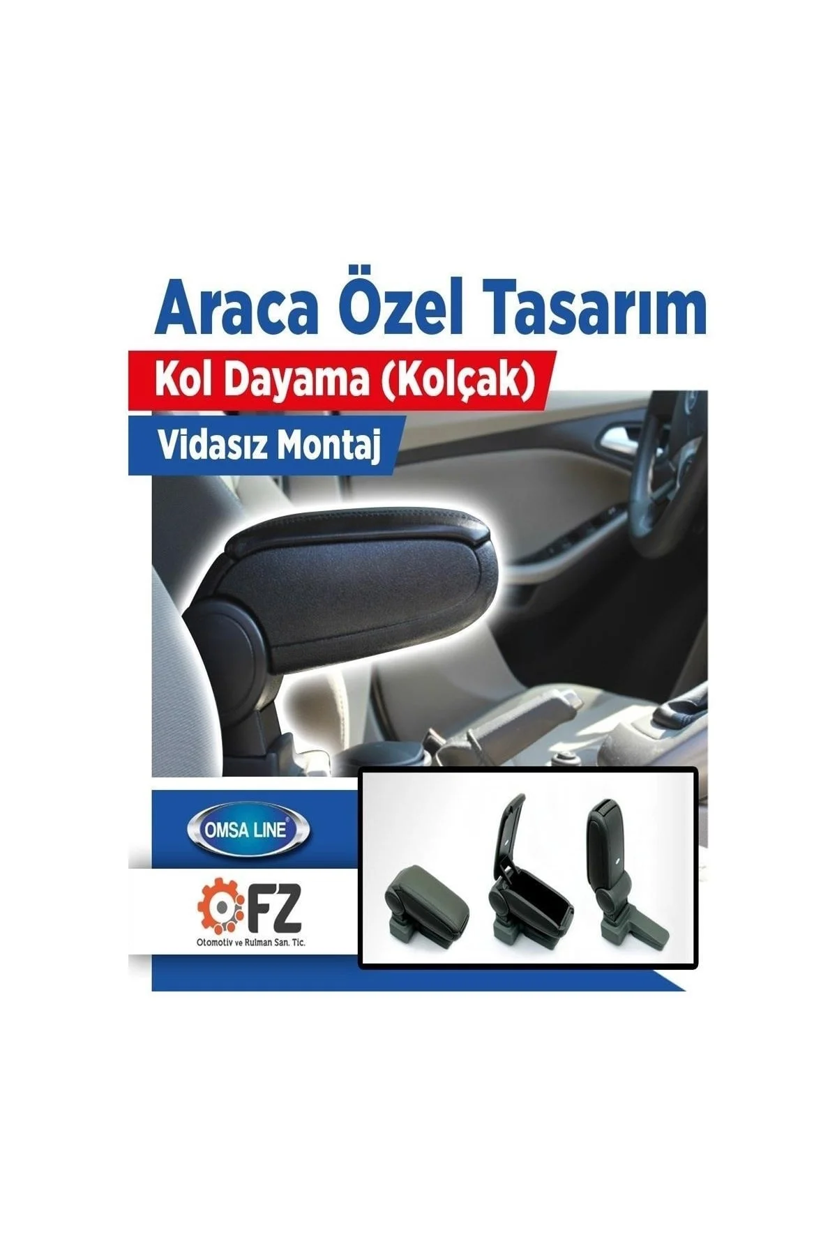 Seat Ibiza 4 2009-2016 Uyumlu Siyah Kol Dayama