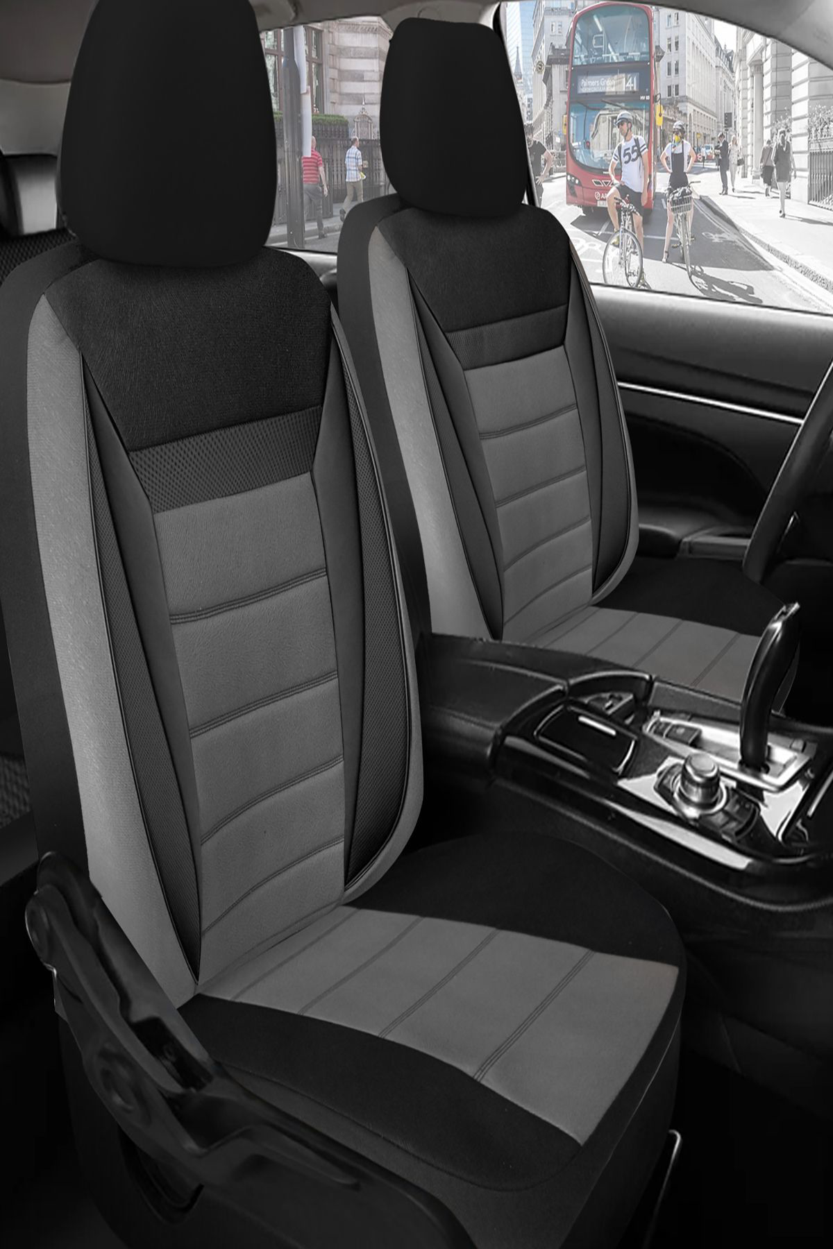 SEAT IBIZA SW 2015-2017Uyumlu Oto Koltuk Kılıfı Enigma Serisi - F