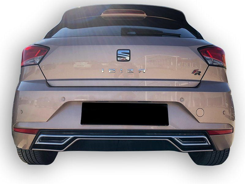Seat İbiza Uyumlu (2017 Ve Sonrası) Egzoz Görünümlü Difüzör (Plas