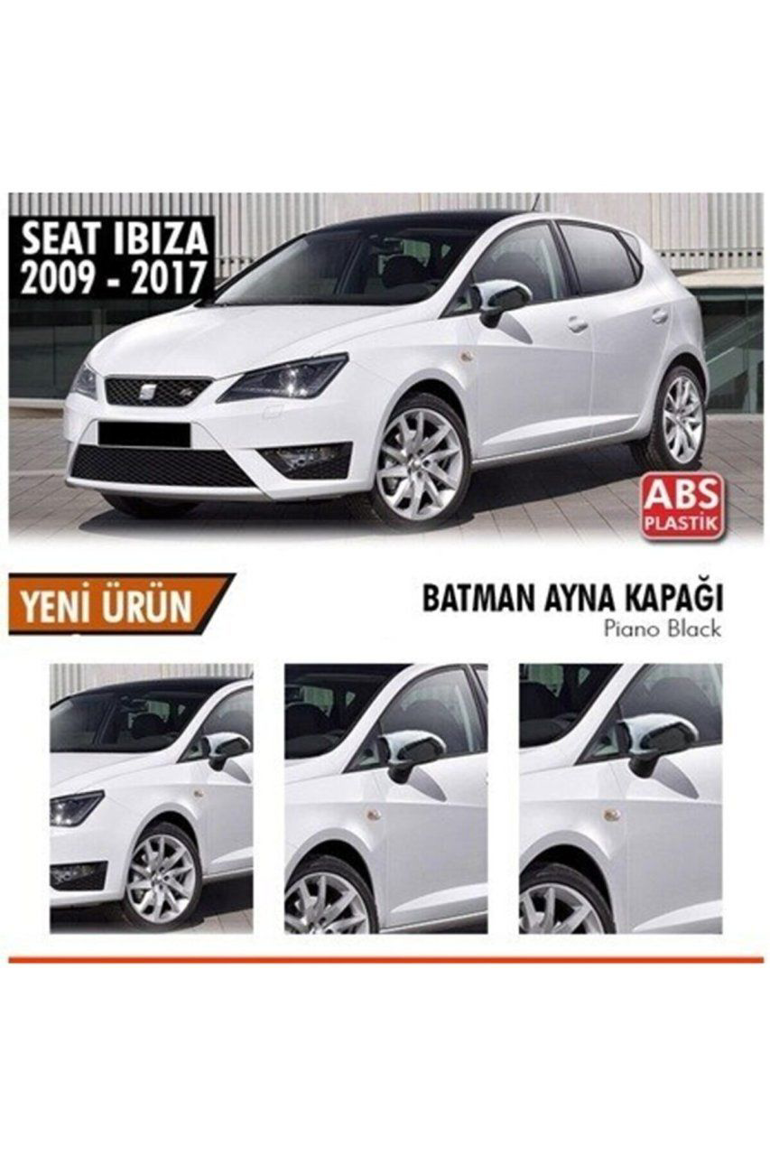 Seat İbiza Uyumlu Mk4 (2009-2017) Batman Yarasa Ayna Kapağı (Pian