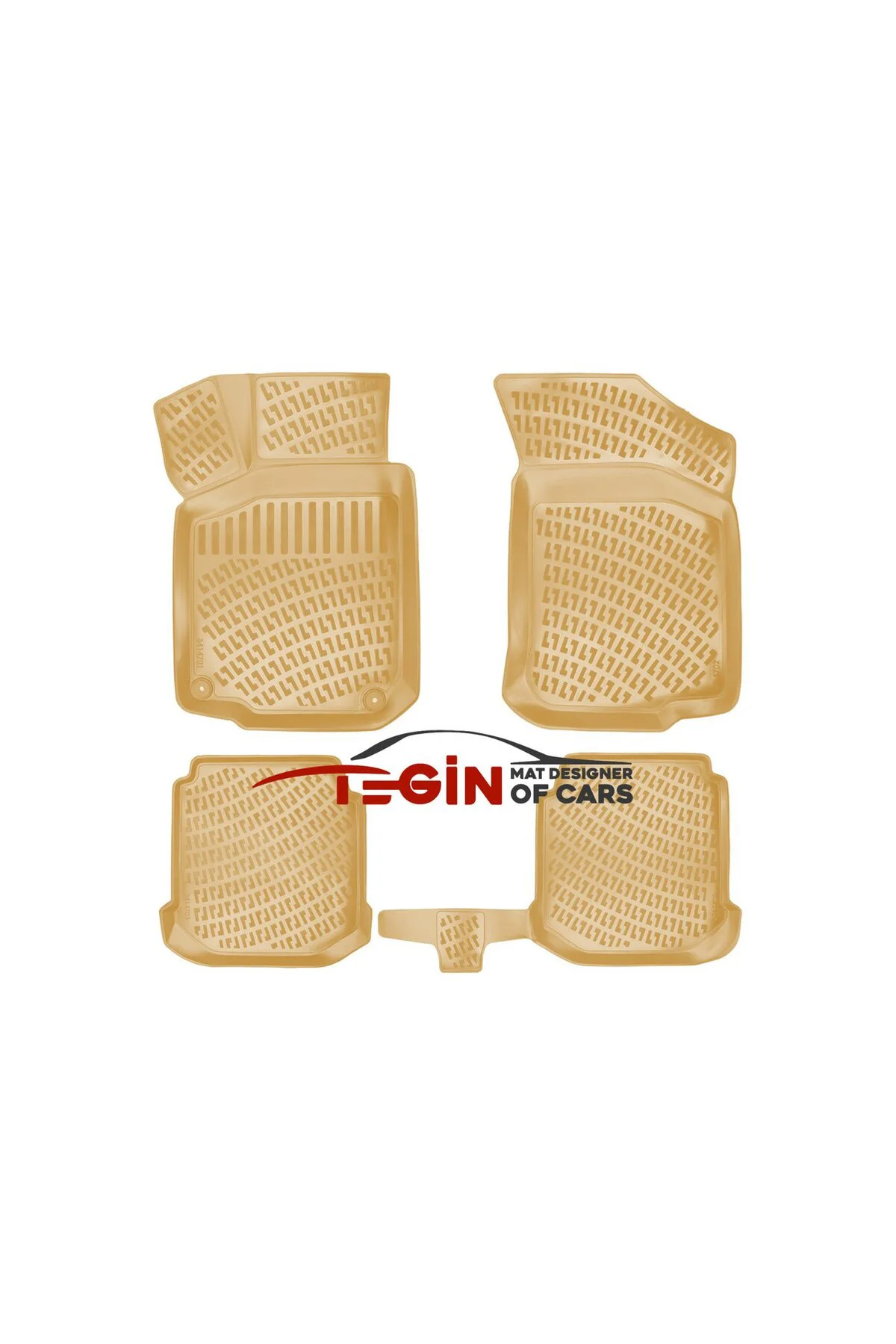 Seat Leon 2005-2012 FR Bej 3D Havuzlu Paspas