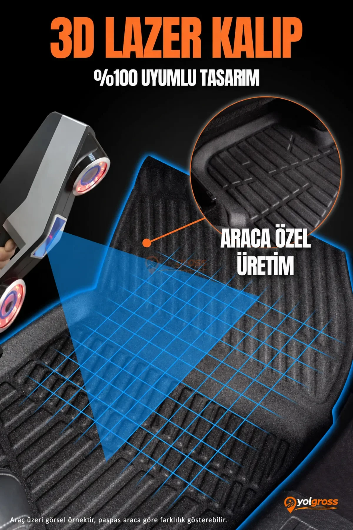 Seat Leon 3D Pro Havuzlu Paspas 1999-2005 A+ Kalite