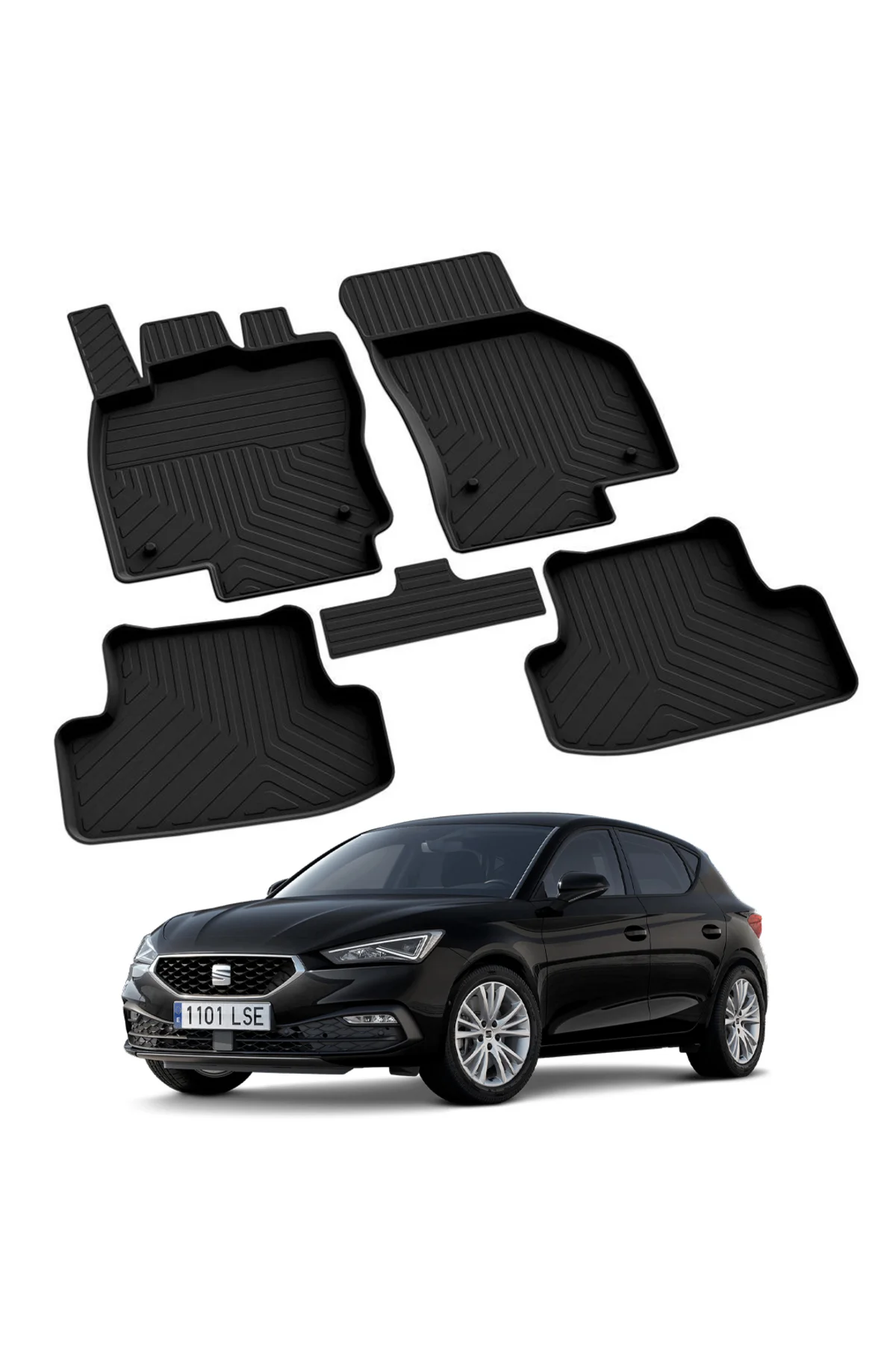 SEAT LEON 4 2020-2024 Model Yılları İçin Uyumlu Yeo 4D Havuzlu Paspas Takımı Fiyatı, Yorumları ve Özellikleri