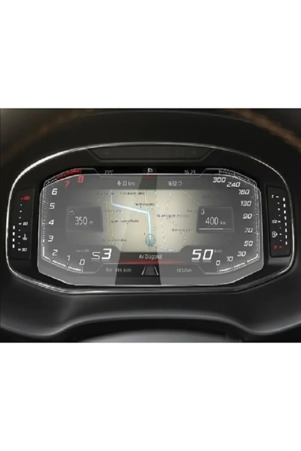 Seat Leon Hayalet Ekran Dijital Gösterge Panel Ekran Nano Koruyuc