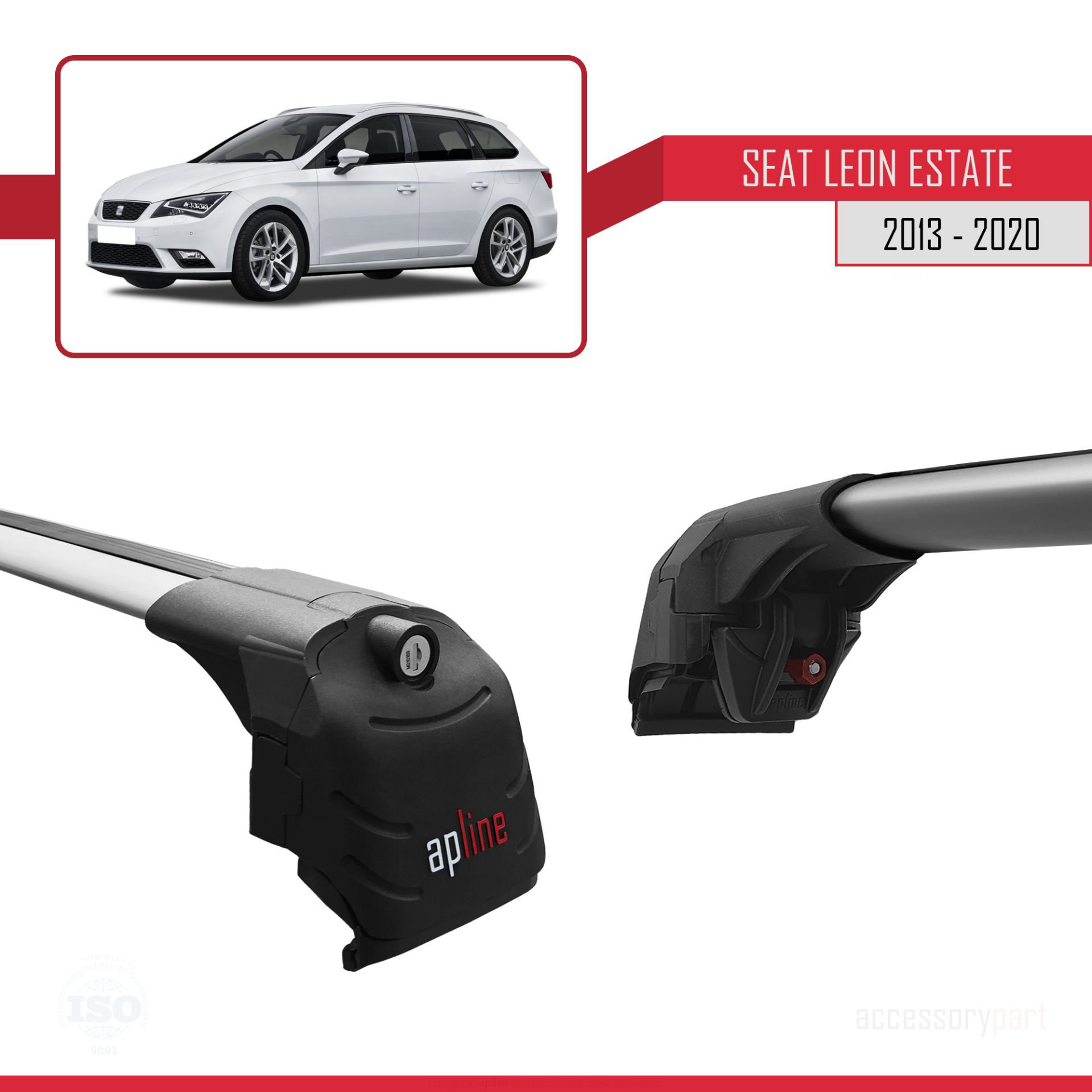 Seat Leon ST 2013-2020 Arası ile uyumlu ACE-2 Ara Atkı Tavan Barı