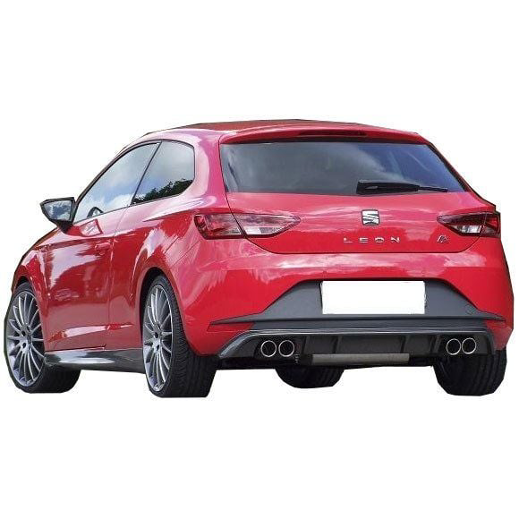 Seat Leon Uyumlu Mk3 (2013-2016) Fr Arka Tampon Eki - Difüzör (Pl
