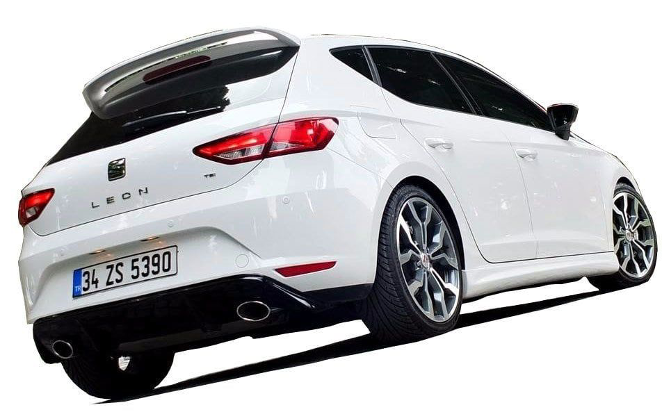 Seat Leon Uyumlu Mk3 - 5F (2013-2016) Style Arka Tampon Eki - Dif
