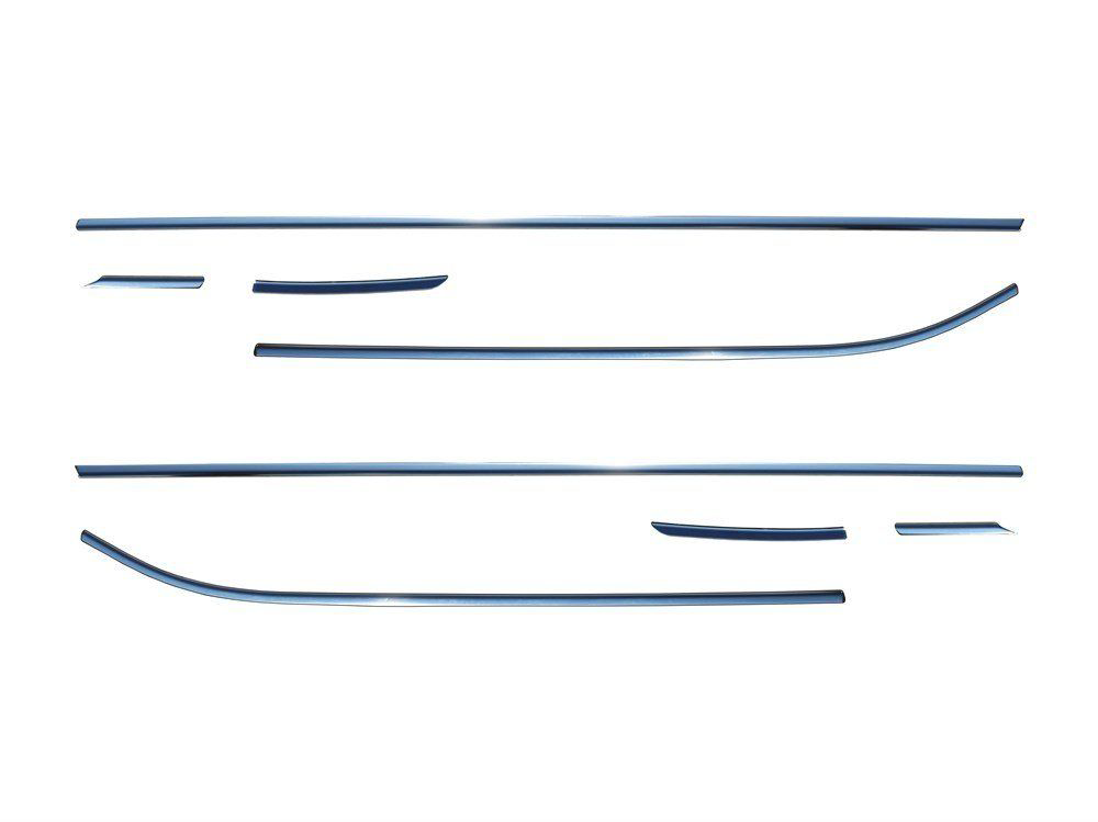 Seat Leon Uyumlu 3 5F Cam Çıtası 8  Parça Krom 2013 Ve Sonrası