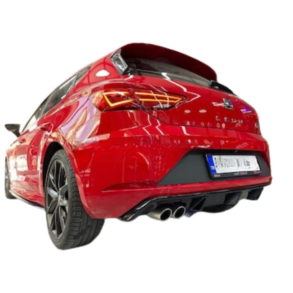 Seat Leon Uyumlu (2017-2019) Soldan Çift Çıkış Arka Tampon Eki - Seat Leon Uyumlu (2017-2019) Soldan Çift Çıkış Arka Tampon Eki - Fiyatı, Yorumları ve Özellikleri