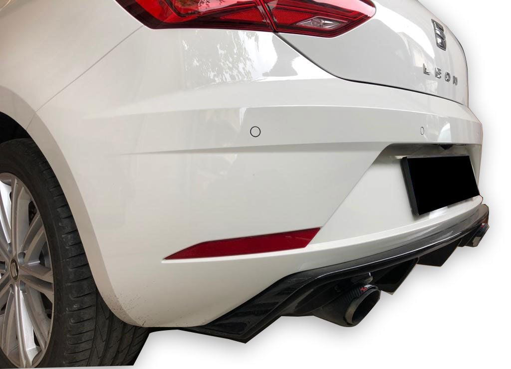 Seat Leon Uyumlu (2017 - 2020) Sağ Sol Tek Çıkışlı Difüzör (Plast Seat Leon Uyumlu (2017 - 2020) Sağ Sol Tek Çıkışlı Difüzör (Plast